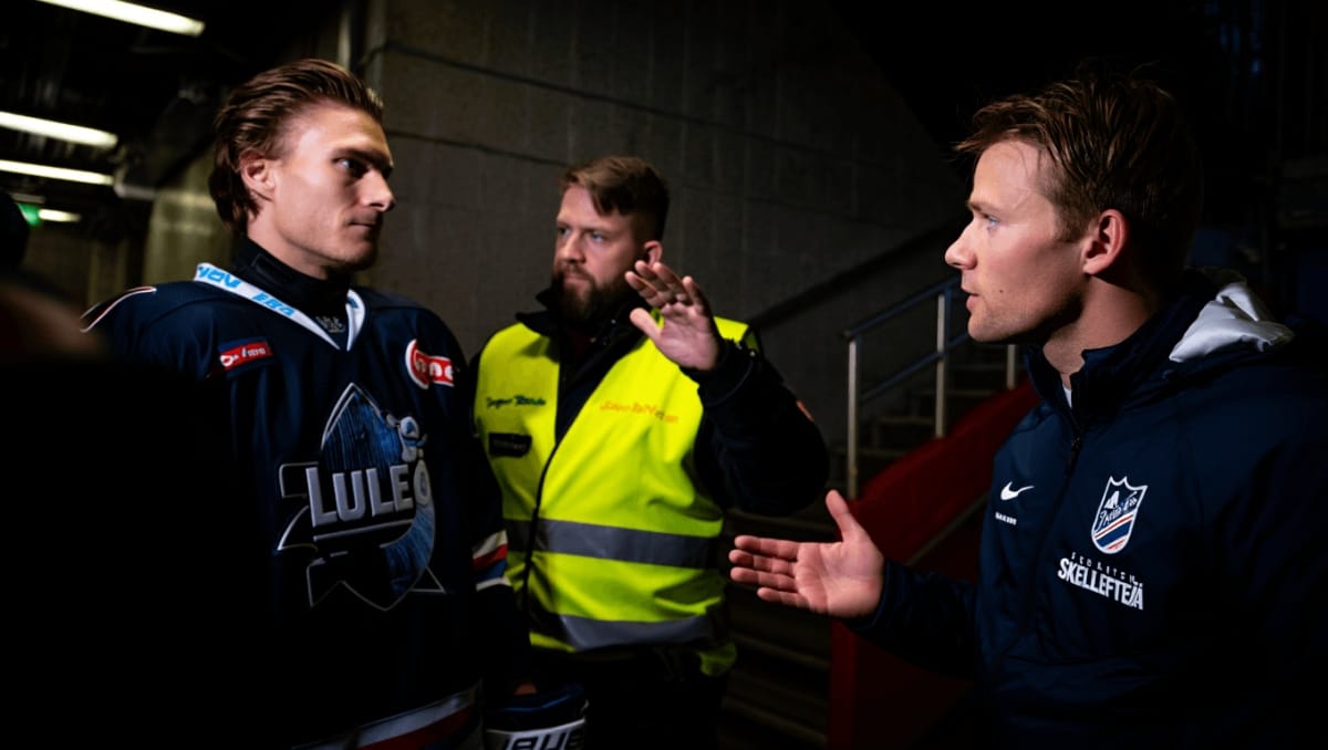 Jättebråk i derbyt mellan Luleå och Skellefteå – ordningsvakt ingrep