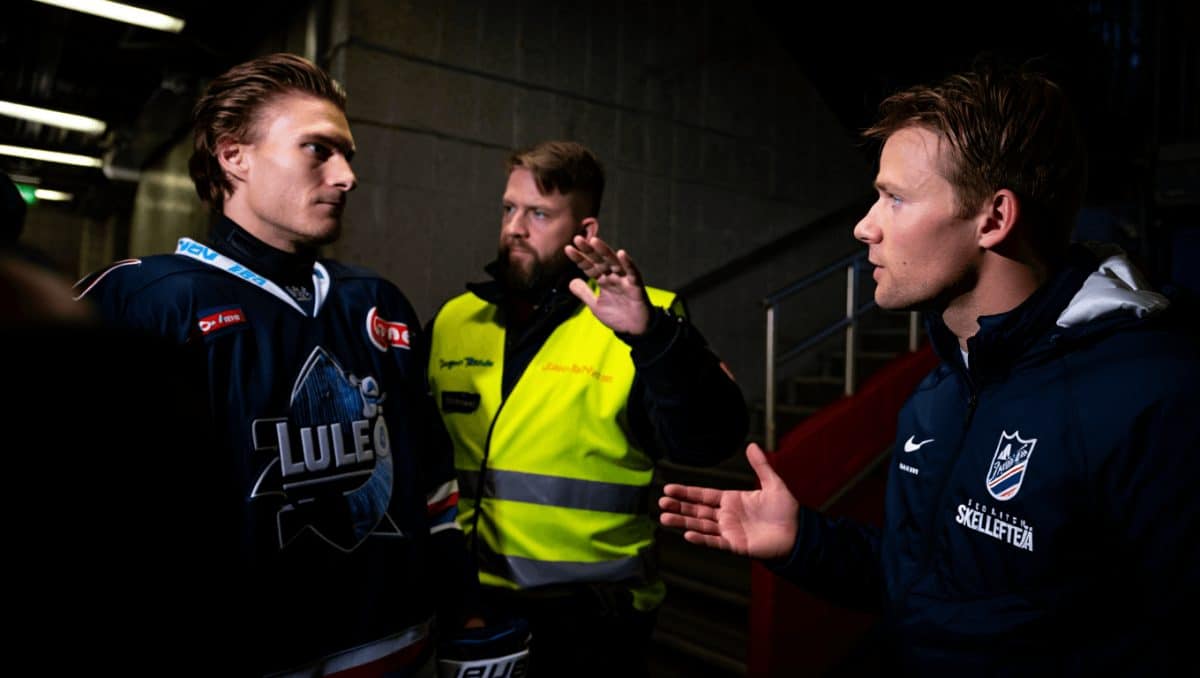 Jättebråk i derbyt mellan Luleå och Skellefteå – ordningsvakt ingrep