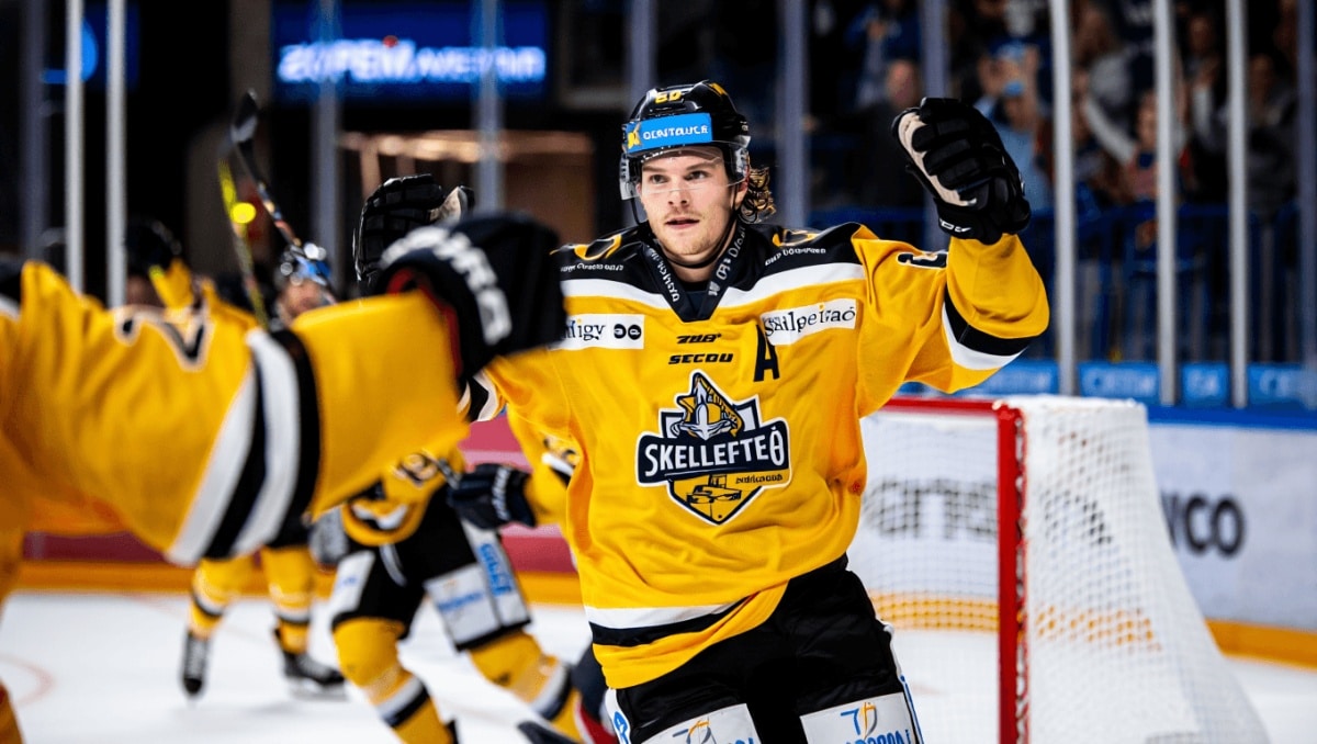 Skellefteå vinner första kvarten – Emil Djuse bröt måltorkan efter 58 matcher