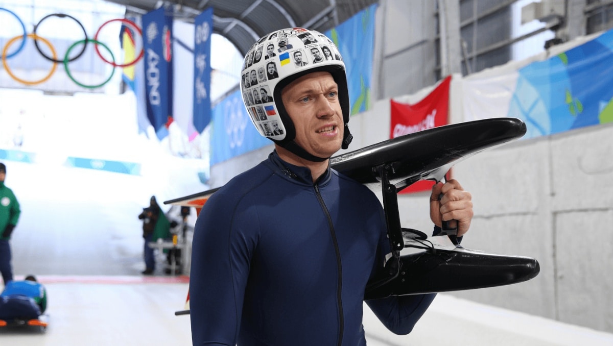 Ukrainska olympiska tävlingar riskerar diskvalificering genom att bära hjälm: "En medalj är värdelös jämfört med människors liv"