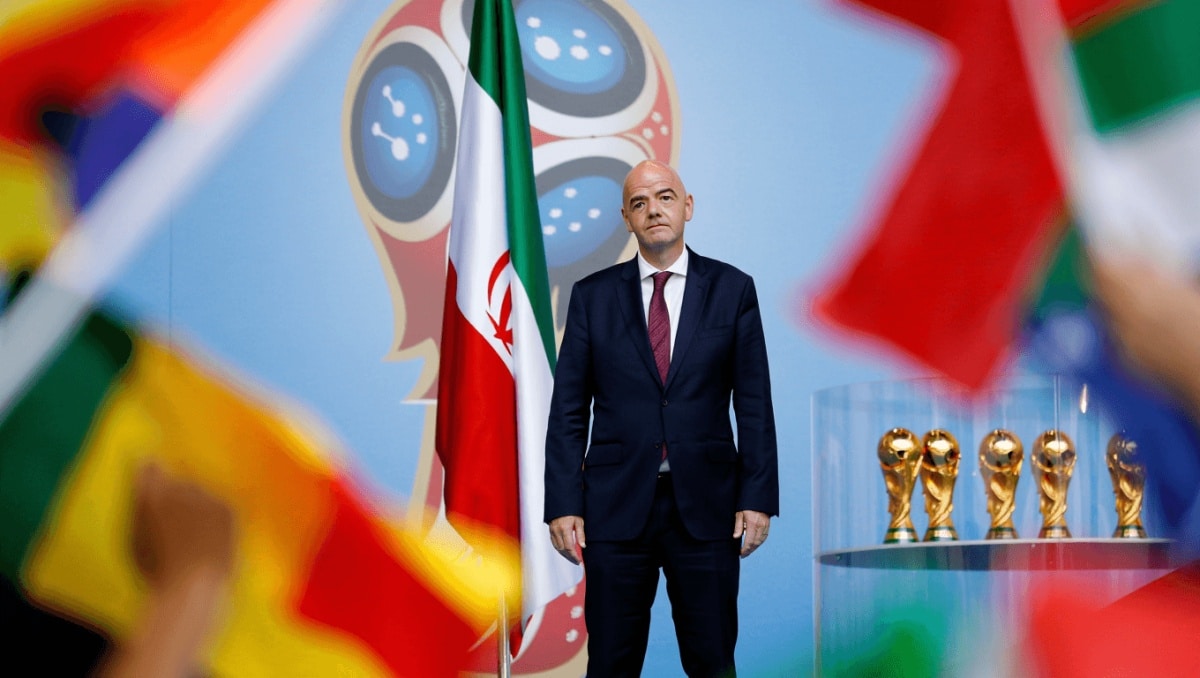 Infantino säger att Iran kommer att spela VM i USA, "där de enligt lagen borde vara"