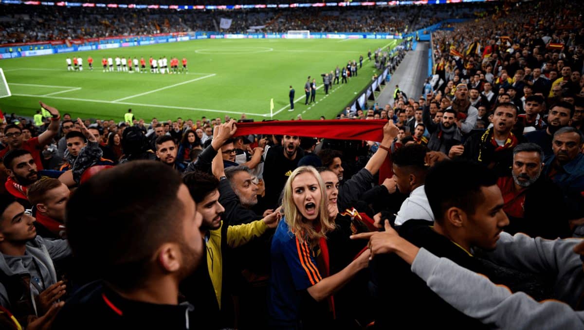 Islamofobiska ramsor i vänskapsmatchen Spanien mot Egypten slutade 0-0