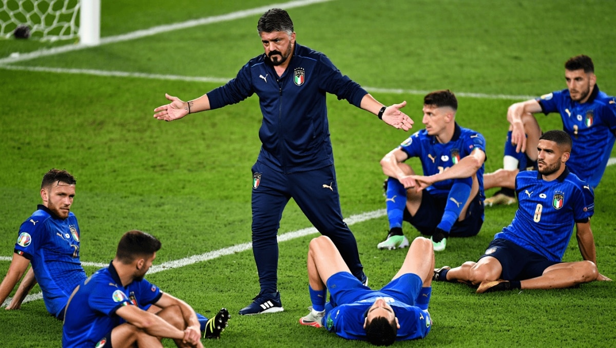 Italiens tränare Gennaro Gattuso ber om ursäkt för VM-utslaget: "Spelarna förtjänade det inte"