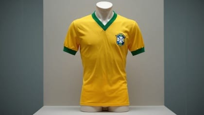 Pelés fotbollströja som bars under VM-finalen 1958 såldes för nästan 5 miljoner dollar