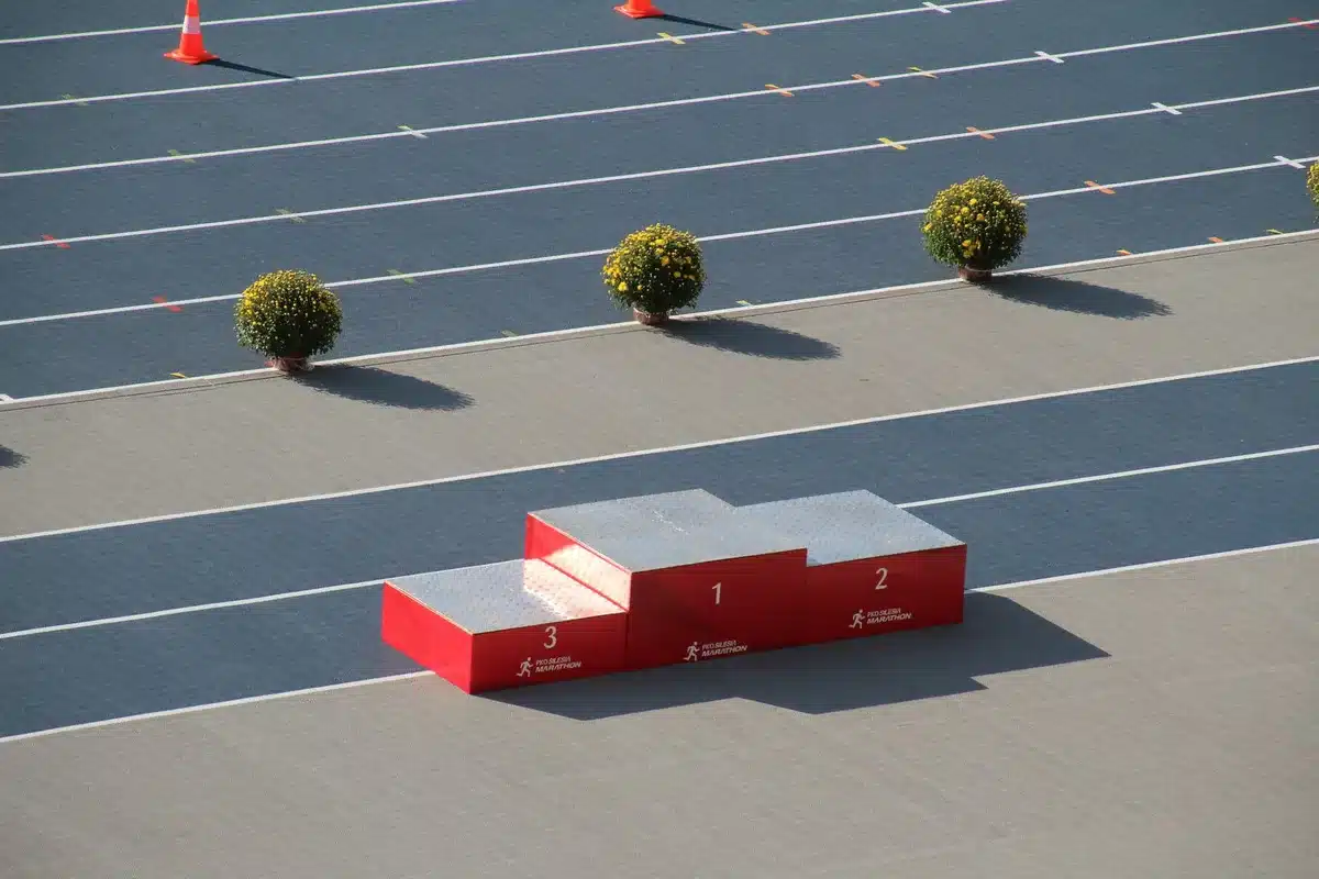 Resultat&ouml;versikt fr&aring;n F1-sprint med placeringar och f&ouml;rare